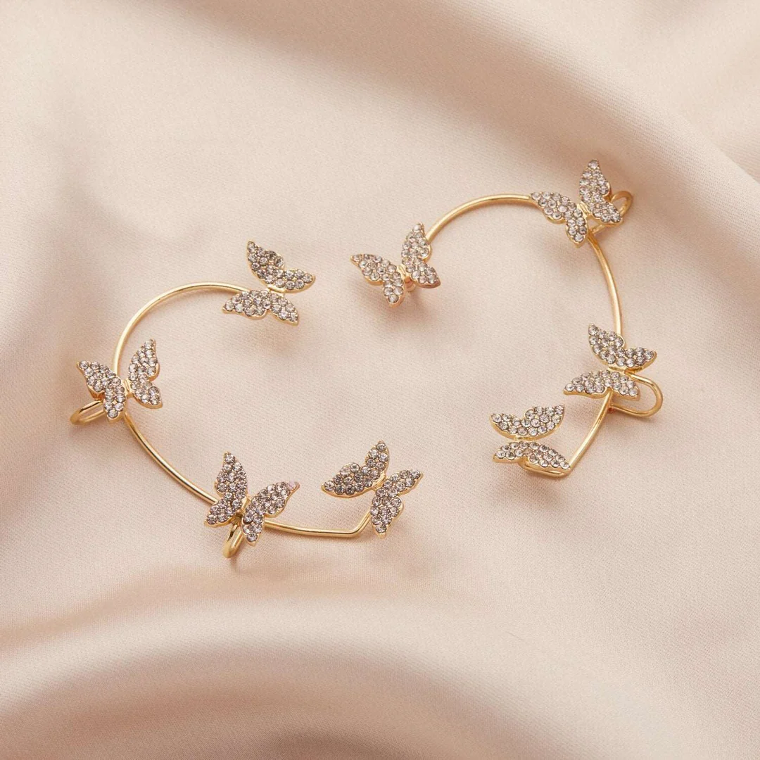 BUY 1 GET 1 FREE🦋Butterfly Ear Cuffs
