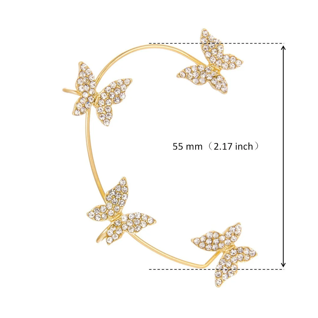BUY 1 GET 1 FREE🦋Butterfly Ear Cuffs