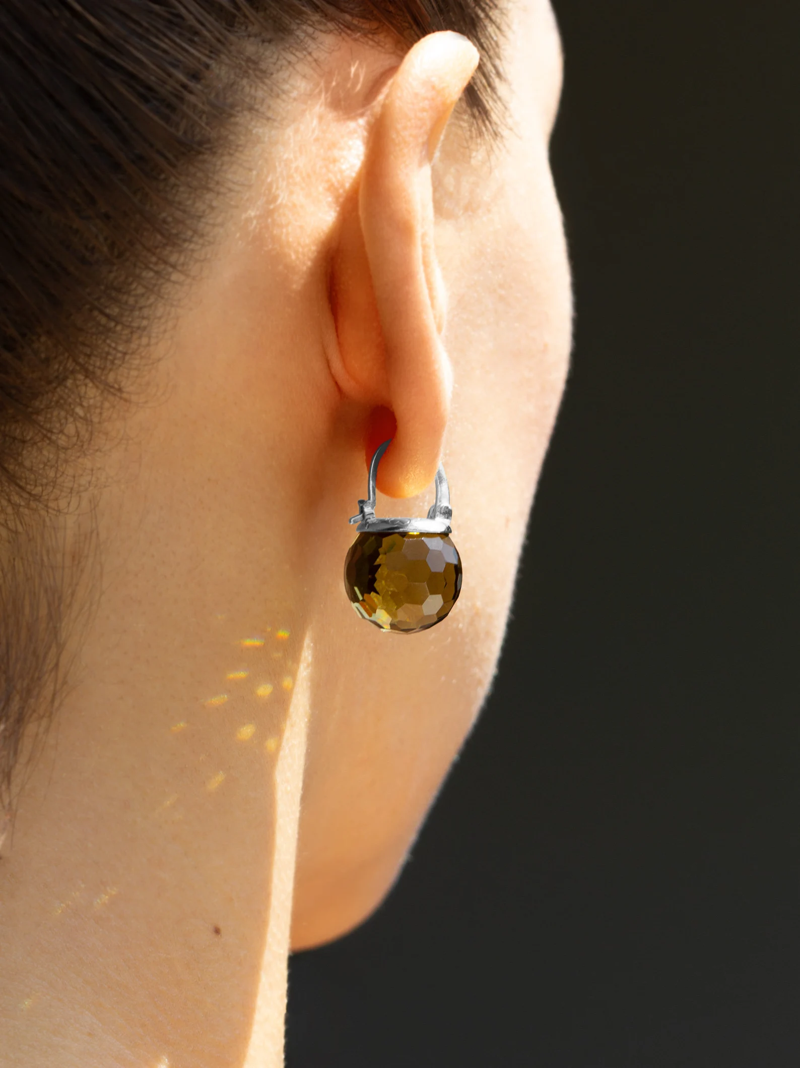 Sphere Crystal Earrings