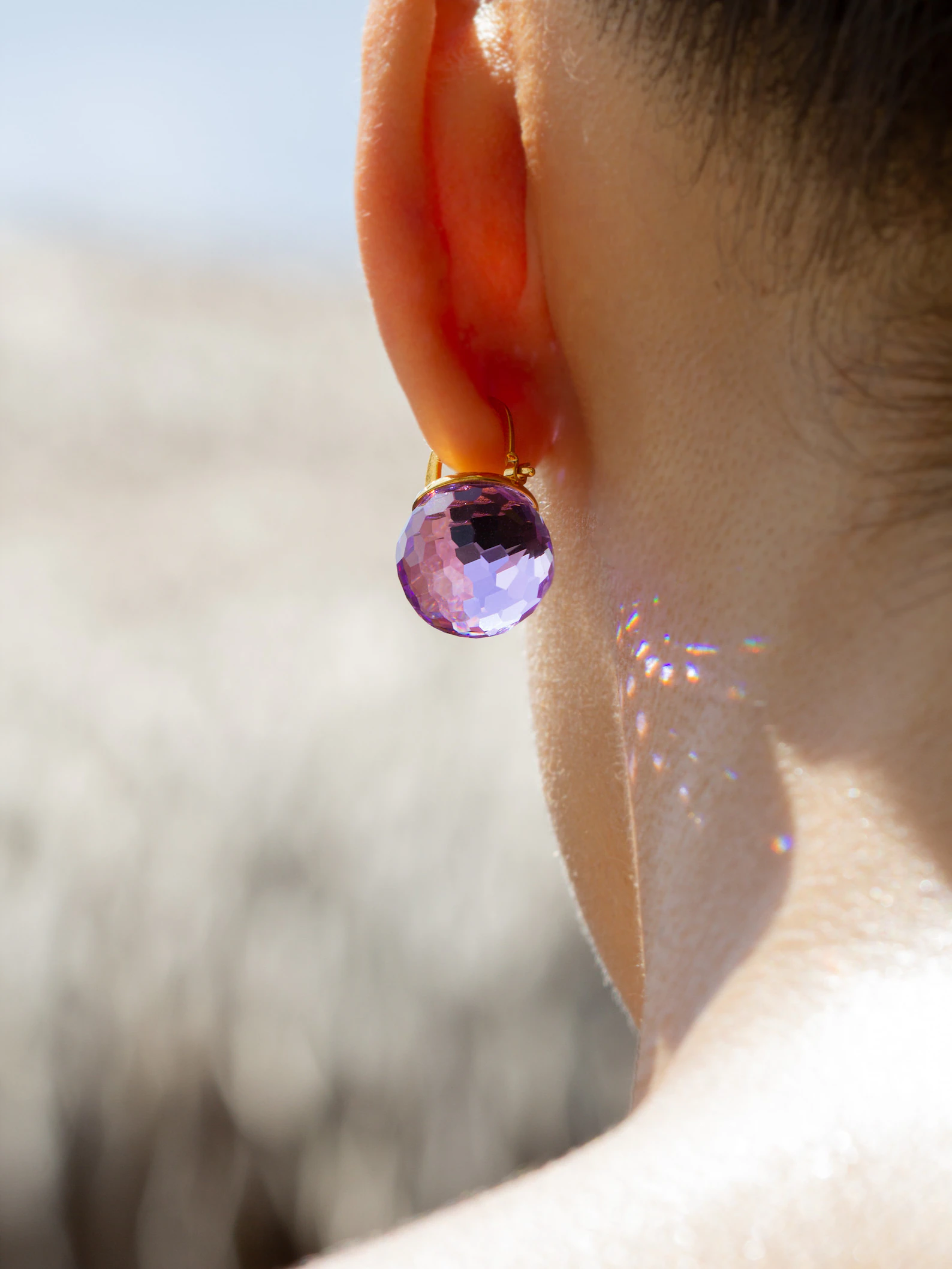 Sphere Crystal Earrings