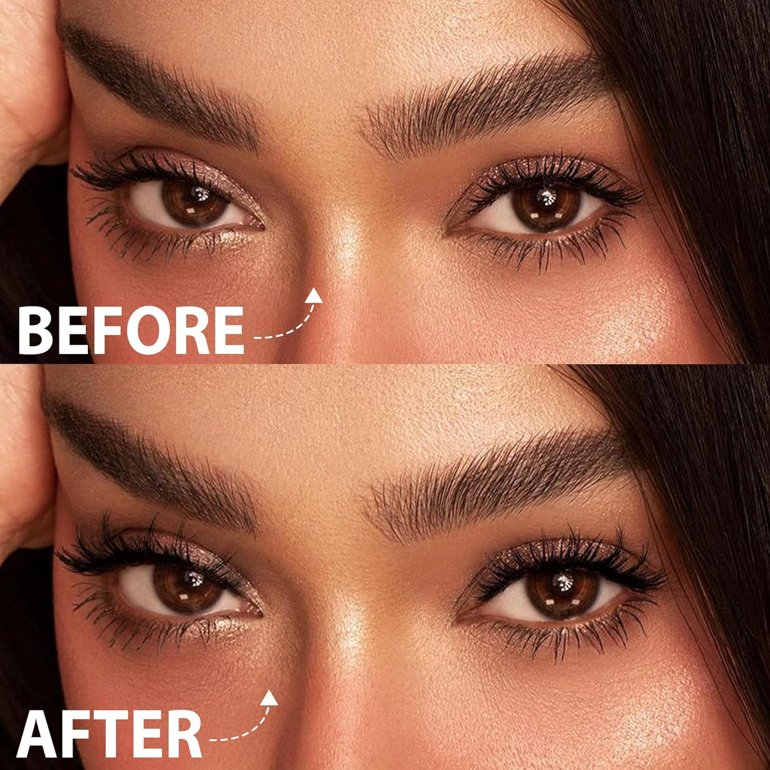 Magnetic Eyelashes without Eyeliner