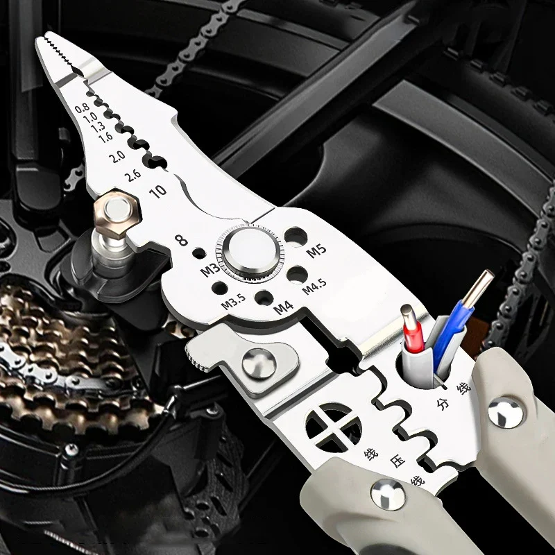 🛒2024 New Arrival🔥Multifunctional Wire Stripper Crimper Cable Cutter Pliers