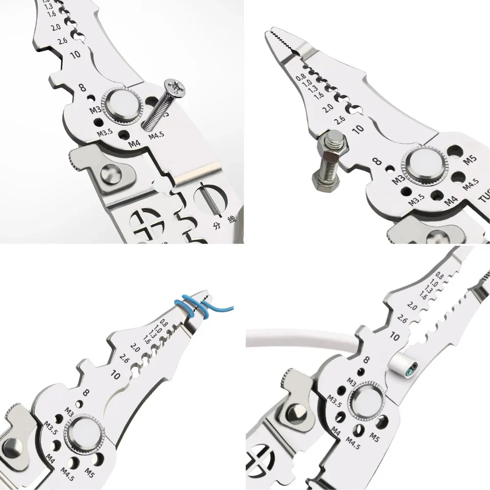 🛒2024 New Arrival🔥Multifunctional Wire Stripper Crimper Cable Cutter Pliers