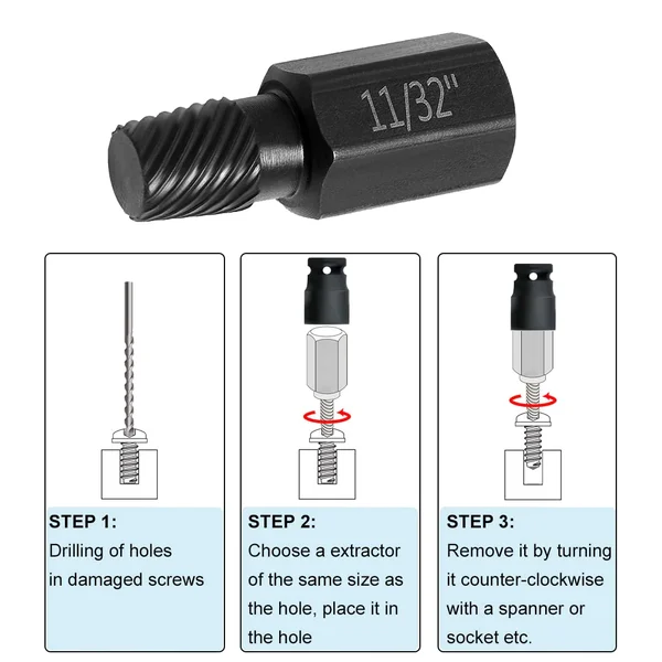 🔥HOT SALE 50% OFF 💖Head Bolt Screw Cap Extractor Broken (1Set/10pcs)