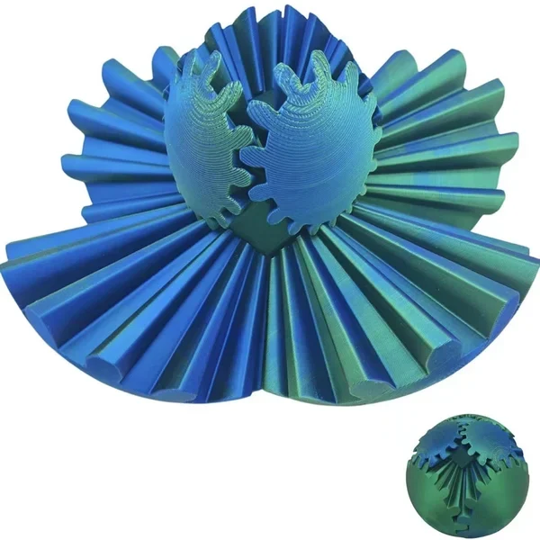 The Steampunk Whirling Wonder Fidget (Gear Ball)