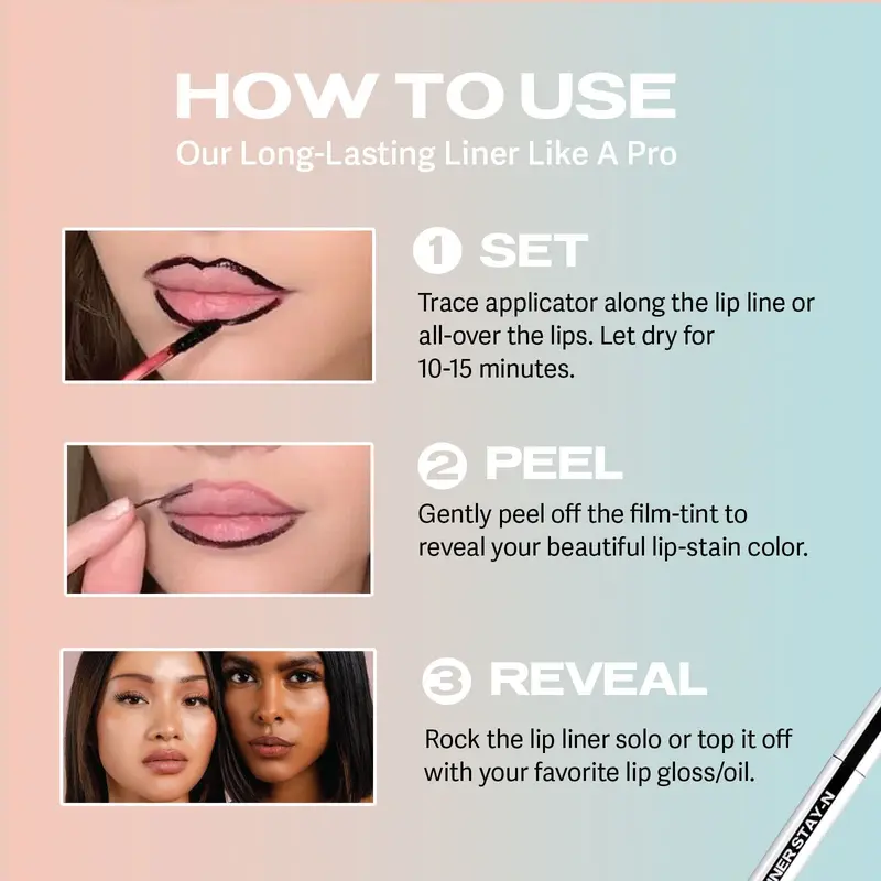 Long Lasting Tattoo - Peel-Off Lip Liner