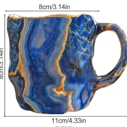 🌲Early Christmas Sale✨️2024 New Mineral Crystal Coffee Mugs☕