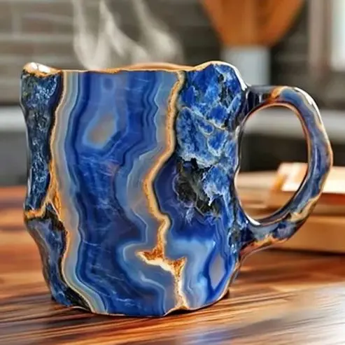 🌲Early Christmas Sale✨️2024 New Mineral Crystal Coffee Mugs☕