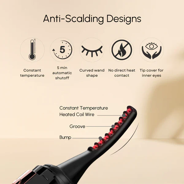 Portable Heated Eyelash Curler