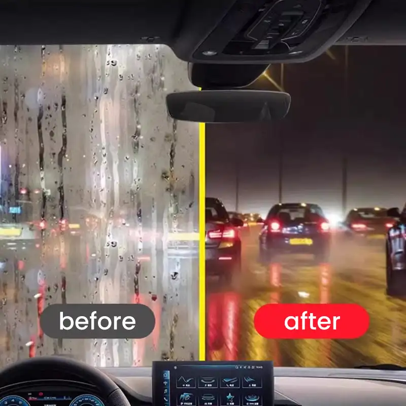 Car Windshield Hydrophobic Coating