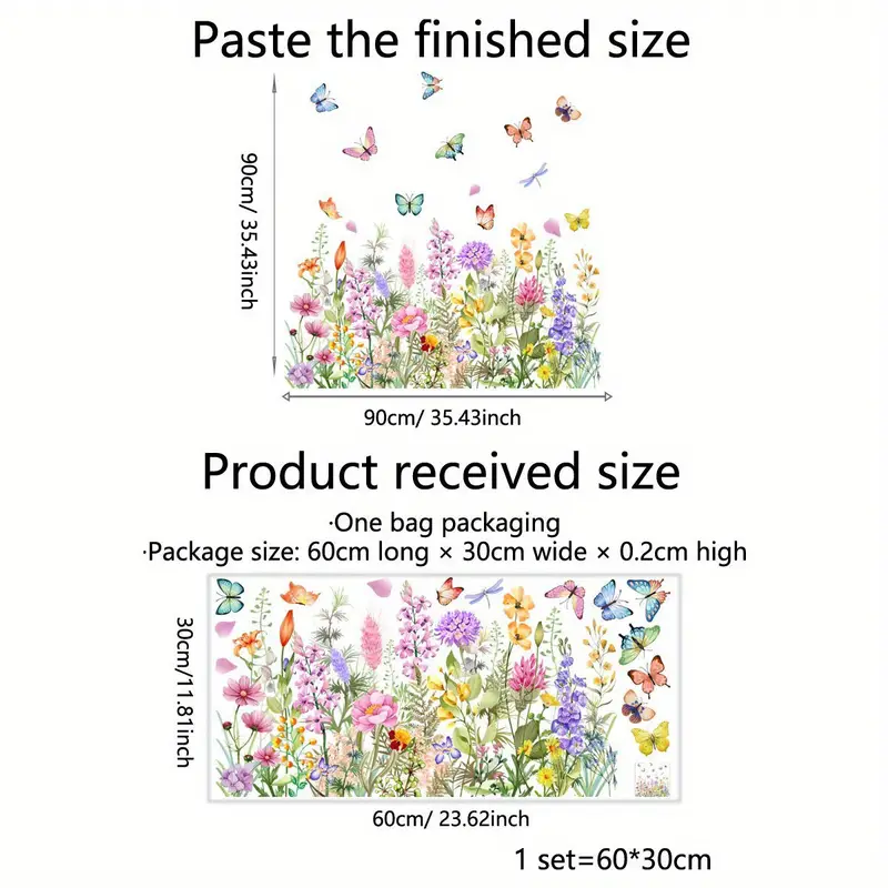 ✨This Week's Special Sale 49% Off- 💐Colorful Floral Bouquet Window Sticker🖼️(Cut to size freely)