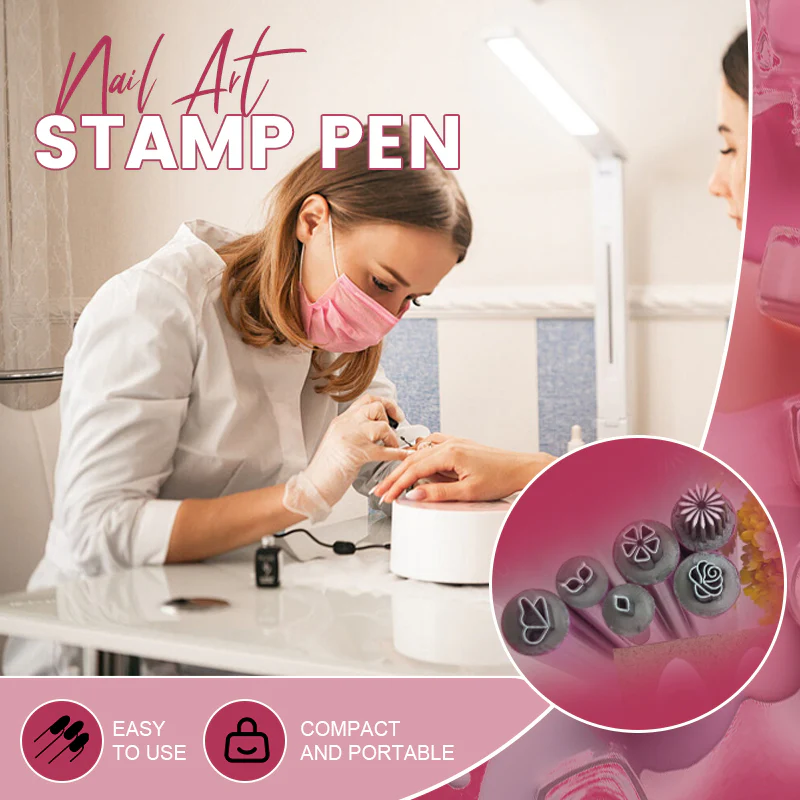 Last Day Sale🔥Nail Art Stamp Pen💅