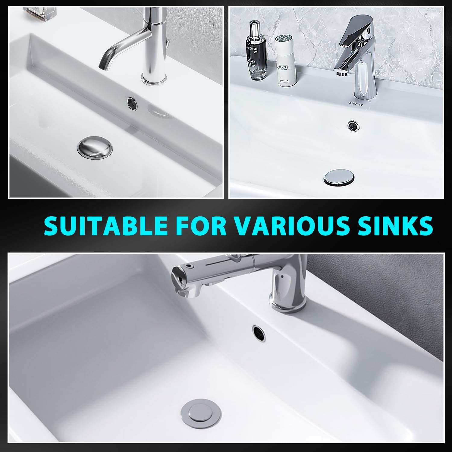 Hair Catching Sink Drain