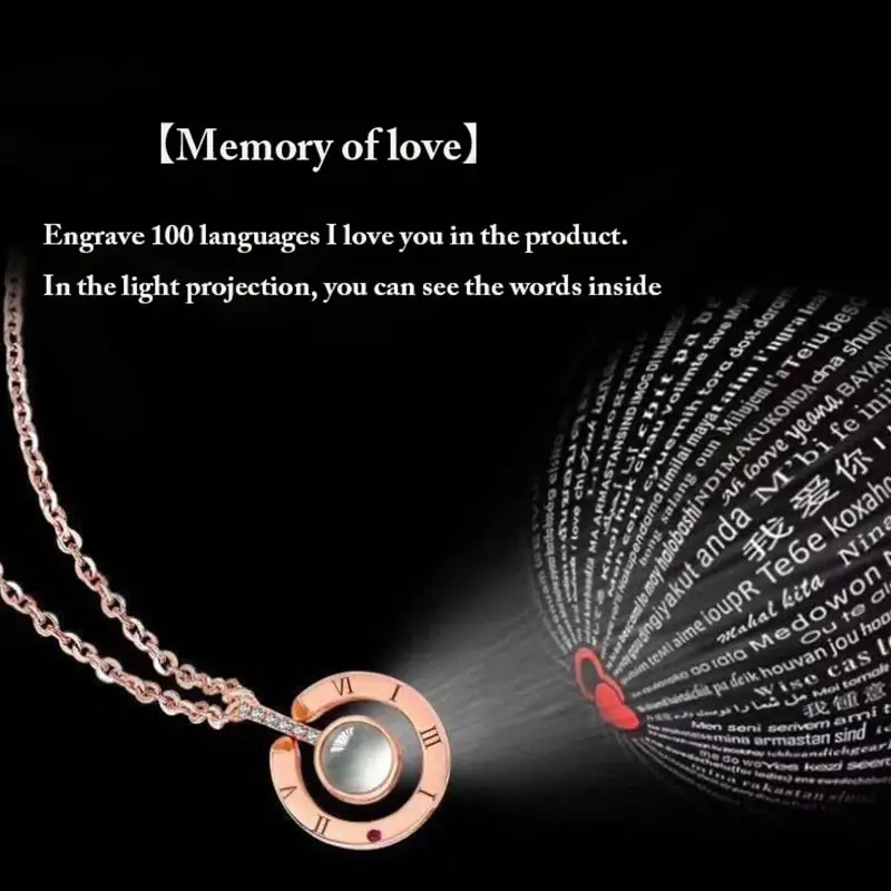 Mother's Day Sale🎁100 Languages - I Love You Necklace