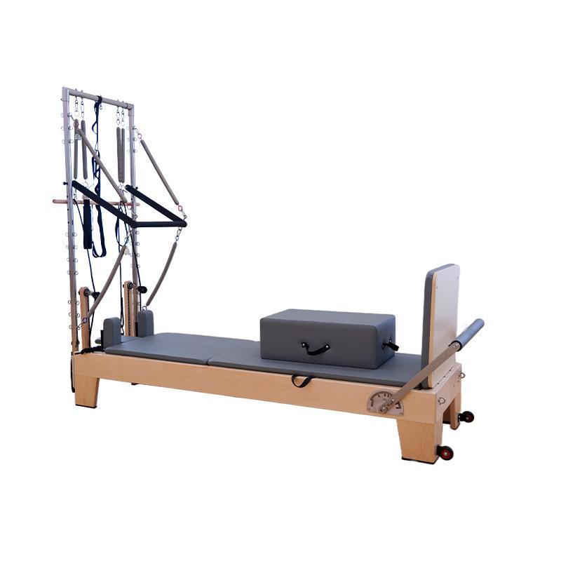 Maple Wooden Classic Pilates Reformer With Tower