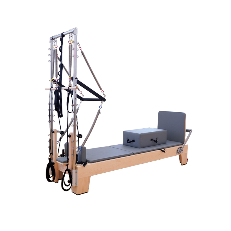 Maple Wooden Classic Pilates Reformer With Tower