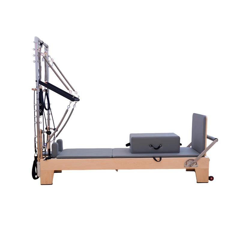 Maple Wooden Classic Pilates Reformer With Tower