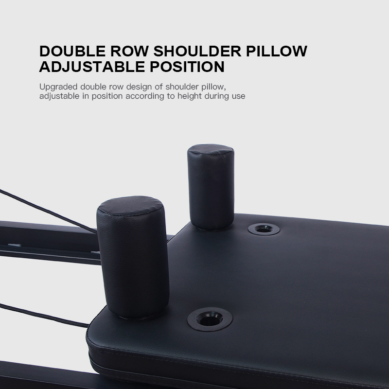 Foldable Pilates Reformer With Extended Legs