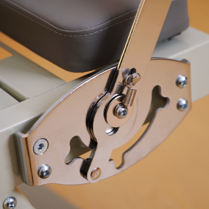 Foldable Grey Pilates Reformer