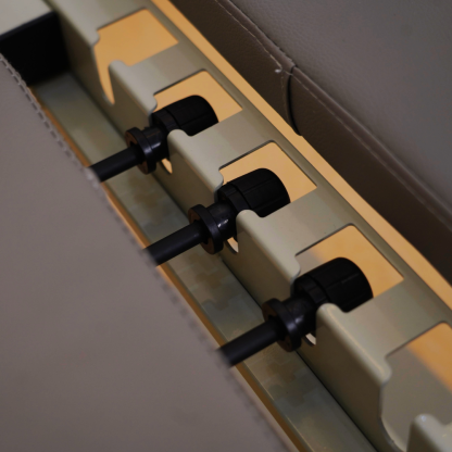 Foldable Grey Pilates Reformer