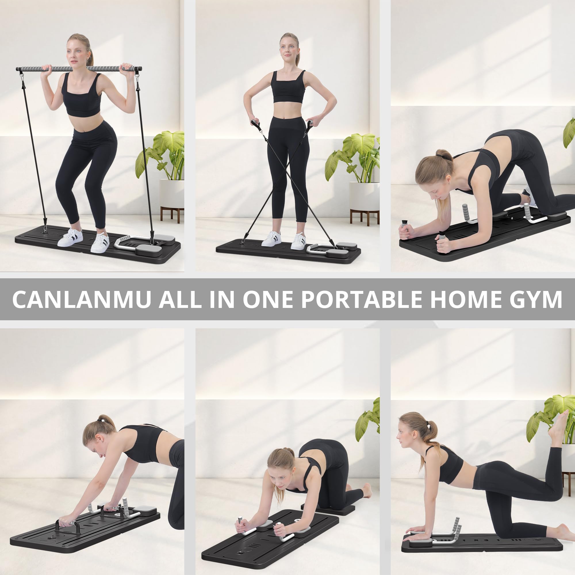 6-in-1 Portable Pilates Board