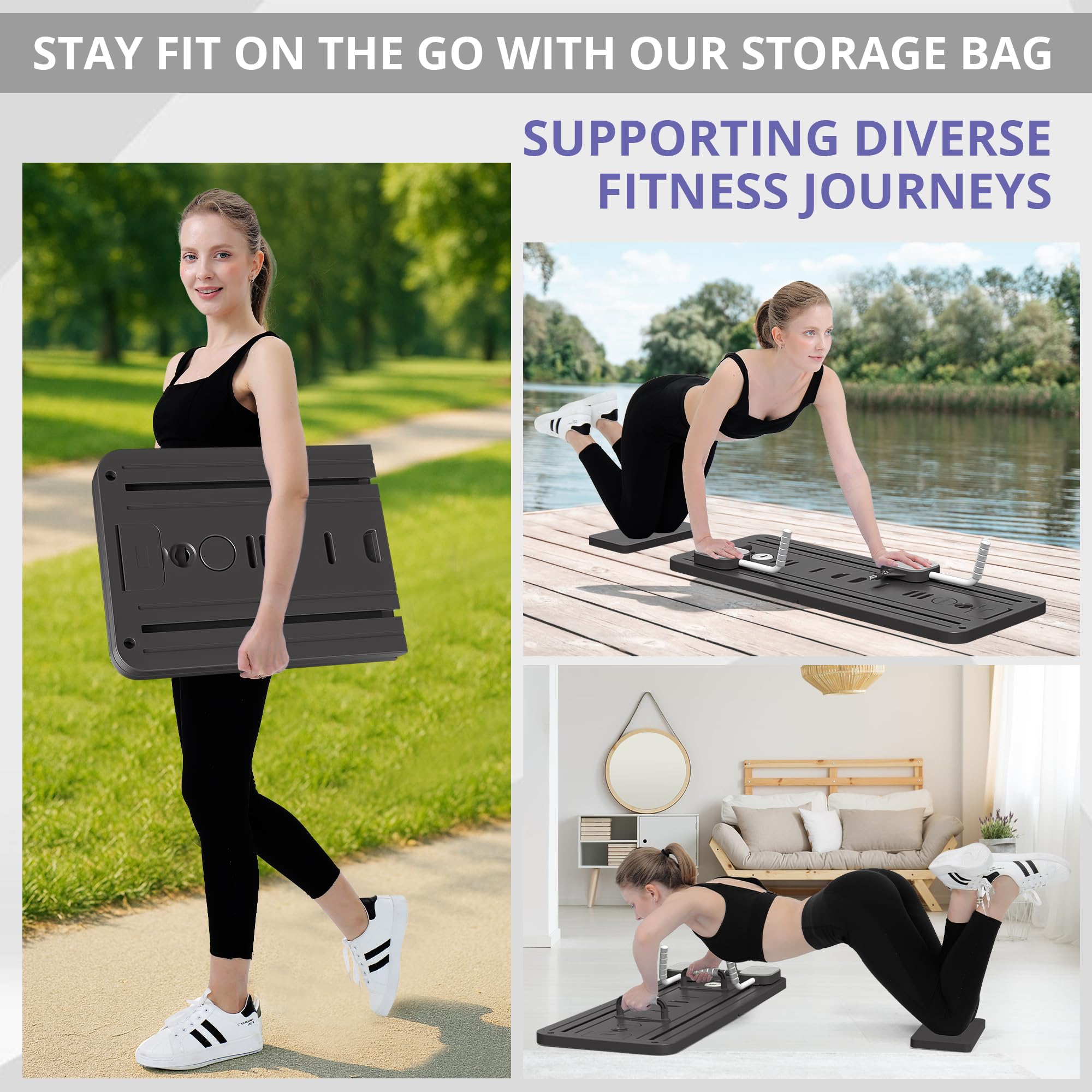 6-in-1 Portable Pilates Board