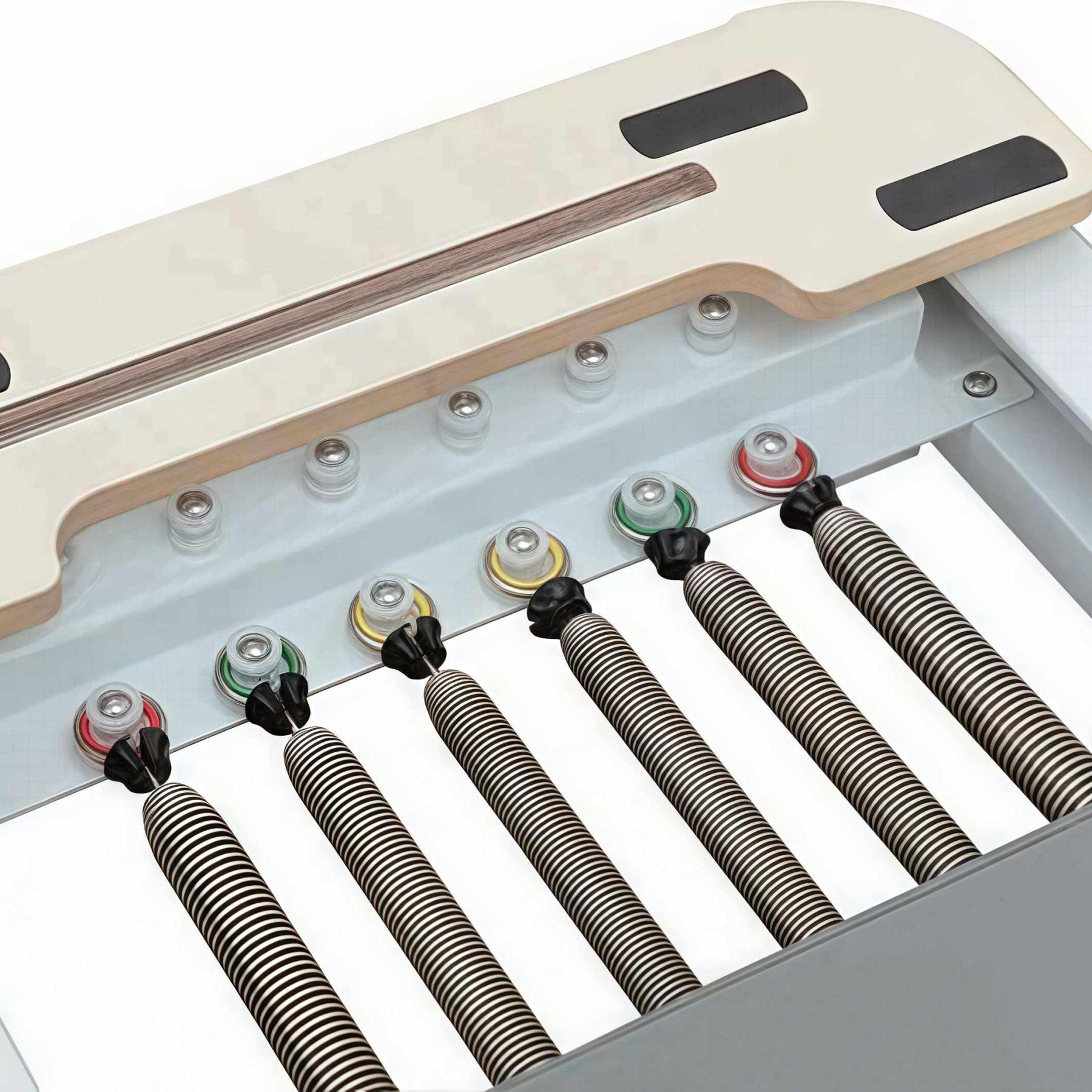 Compact Aluminum Alloy Frame Black Pilates Reformer