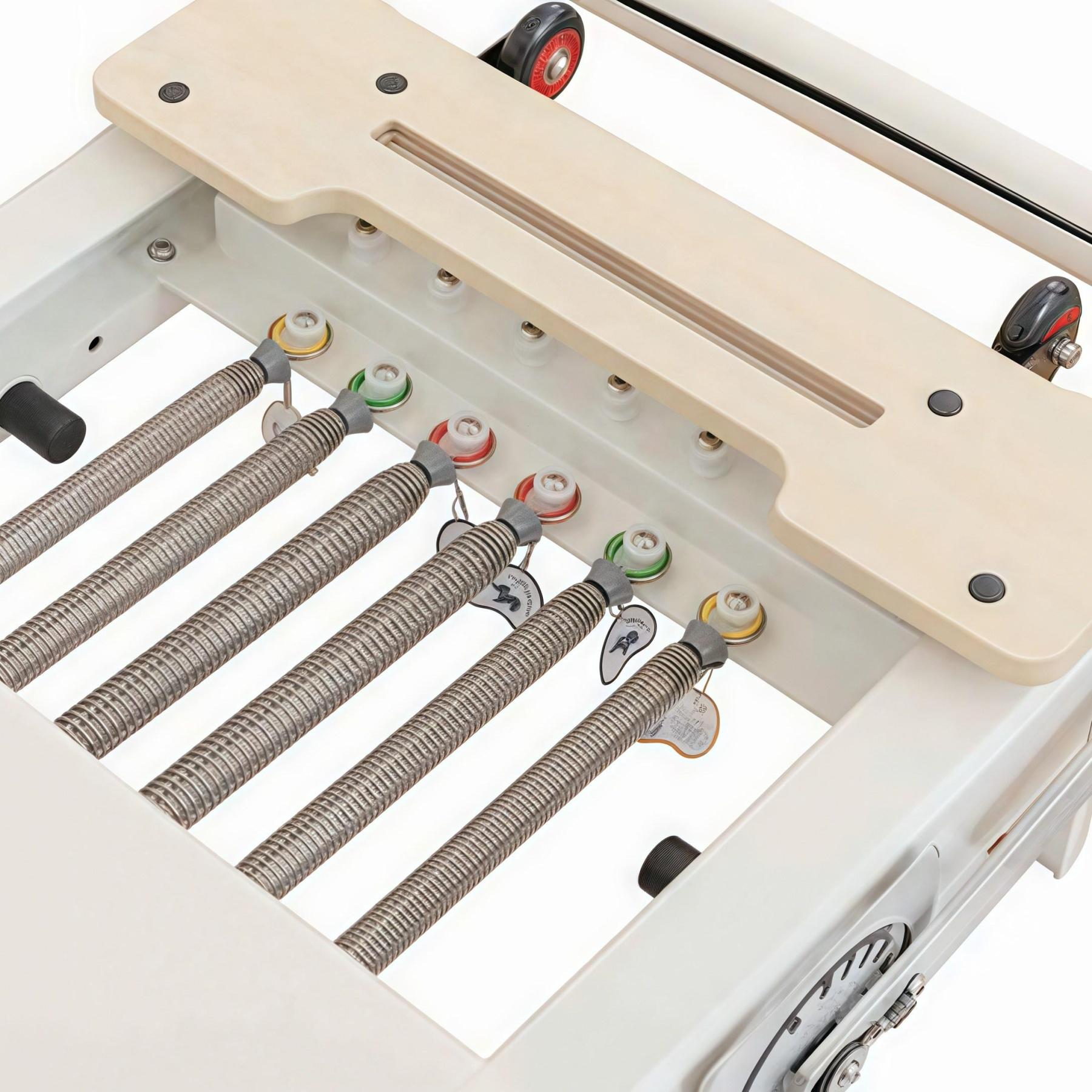 Pro Aluminum Alloy Frame White Foldable Pilates Reformer