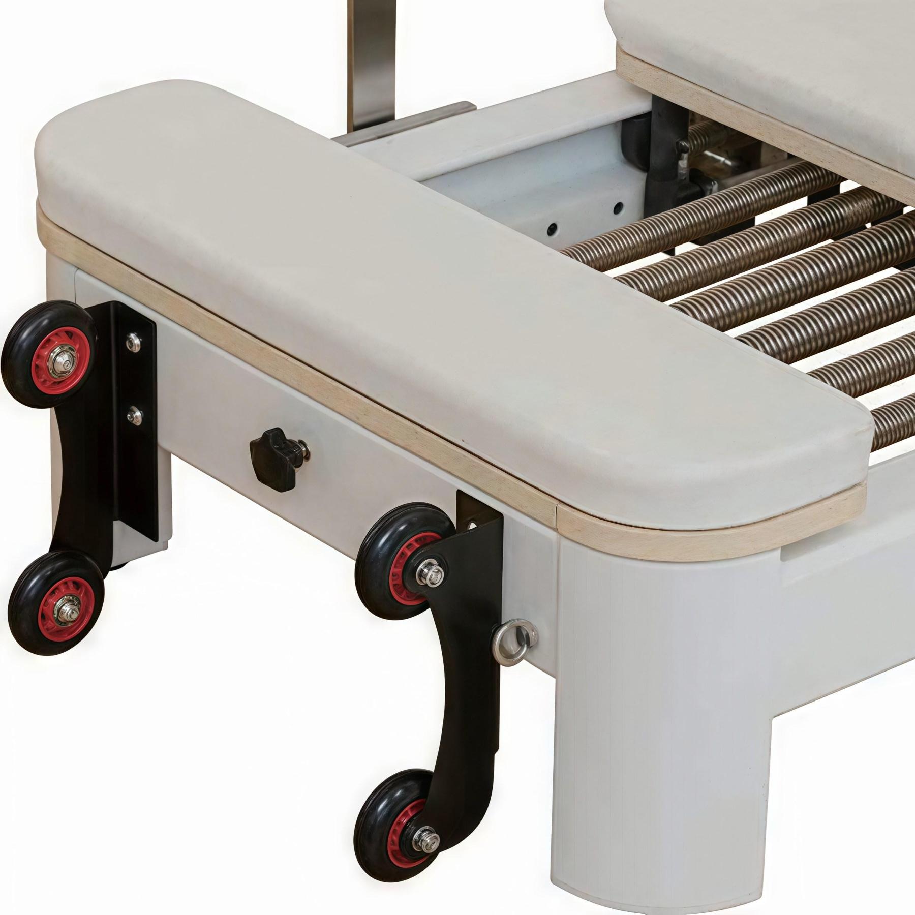 Pro Aluminum Alloy Frame White Foldable Pilates Reformer