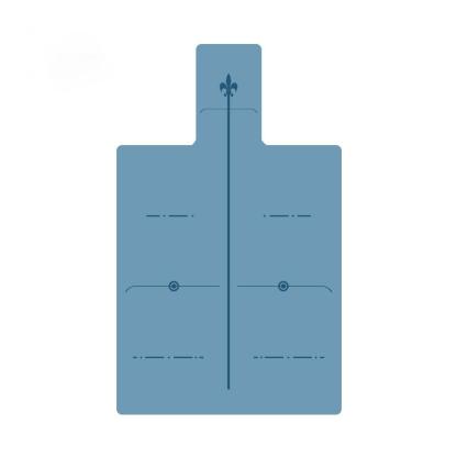 Pilates Reformer Anti - Slip Cover with Positioning Lines