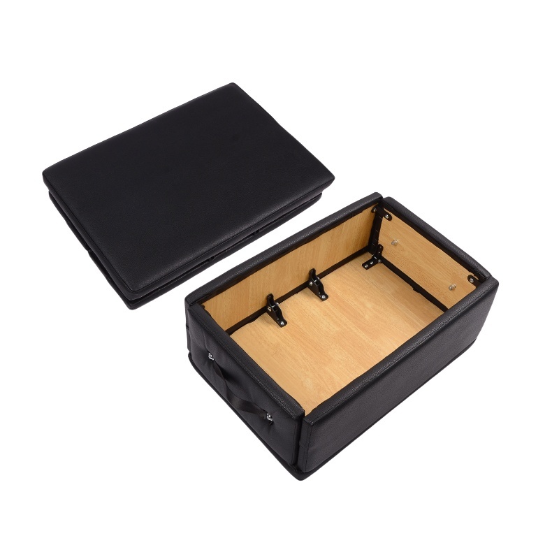 Foldable Pilates Reformer Sitting Box Oak | Black