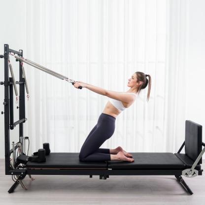 Foldable Pilates Reformer With Tower