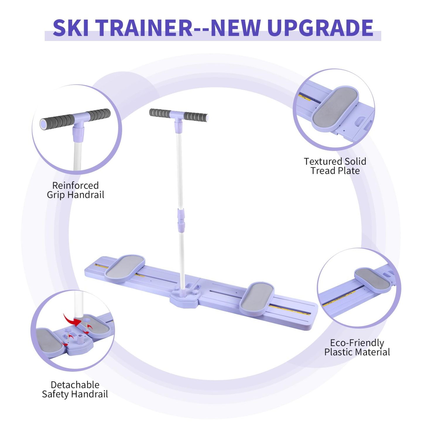 Home Leg Exercise/Slimming Fitness Portable Ski Machine Pilates Board