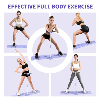 Home Leg Exercise/Slimming Fitness Portable Ski Machine Pilates Board