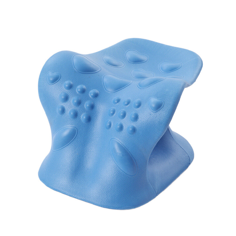 Portable Neck Curve Stretcher Traction Blue