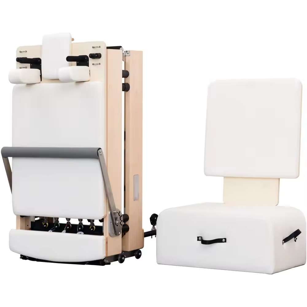 Standard Maple Folding Reformer | White