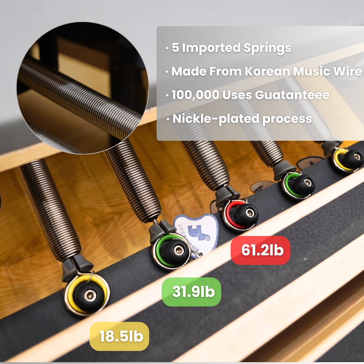 Standard Maple Folding Pilates Reformer