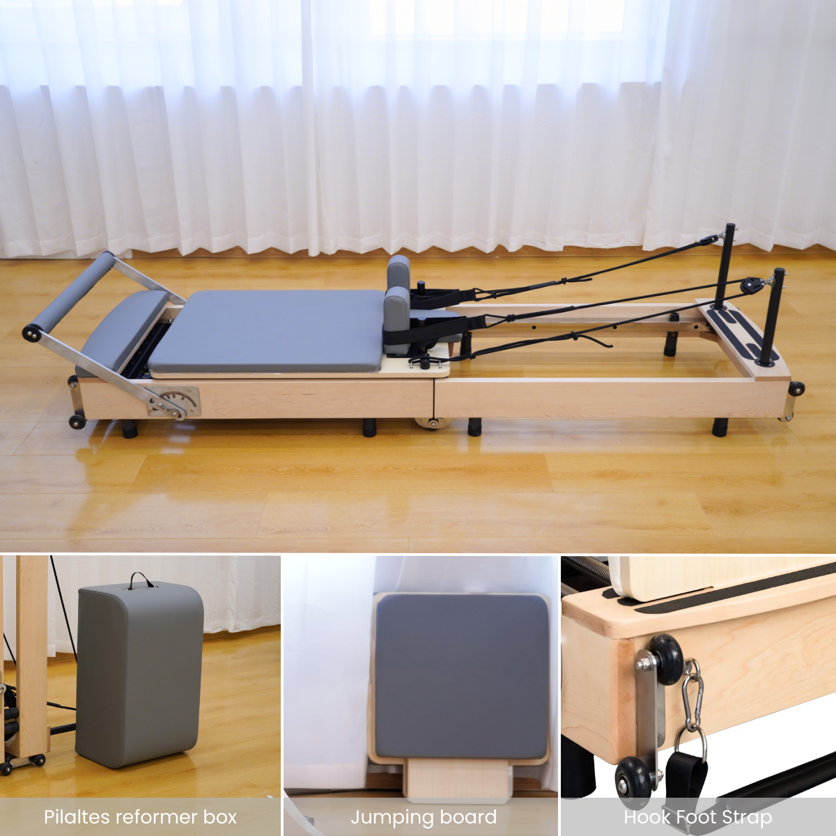 Standard Maple Folding Pilates Reformer