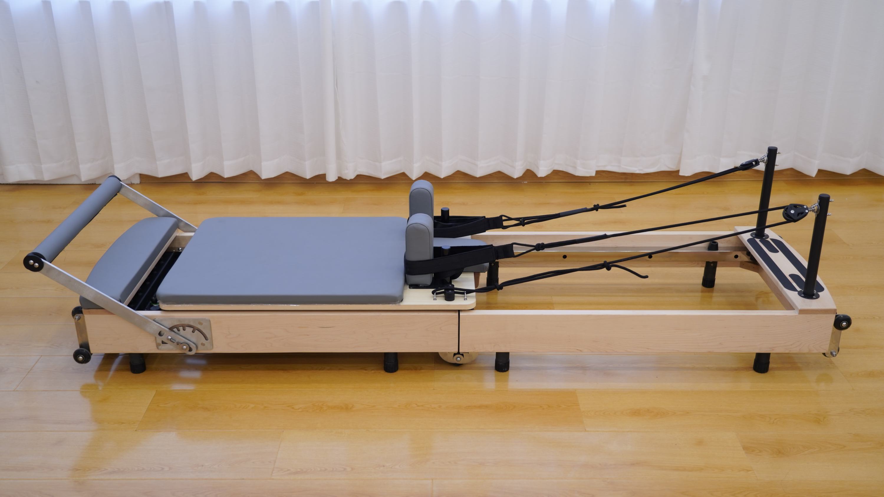 The Best Folding Pilates Reformer for Home: JuSai's Standard Maple Model Review-JuSai Pilates