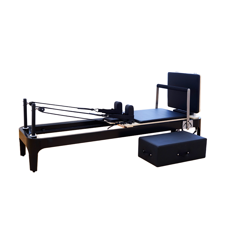 Premium Black Aluminum Pilates Reformer