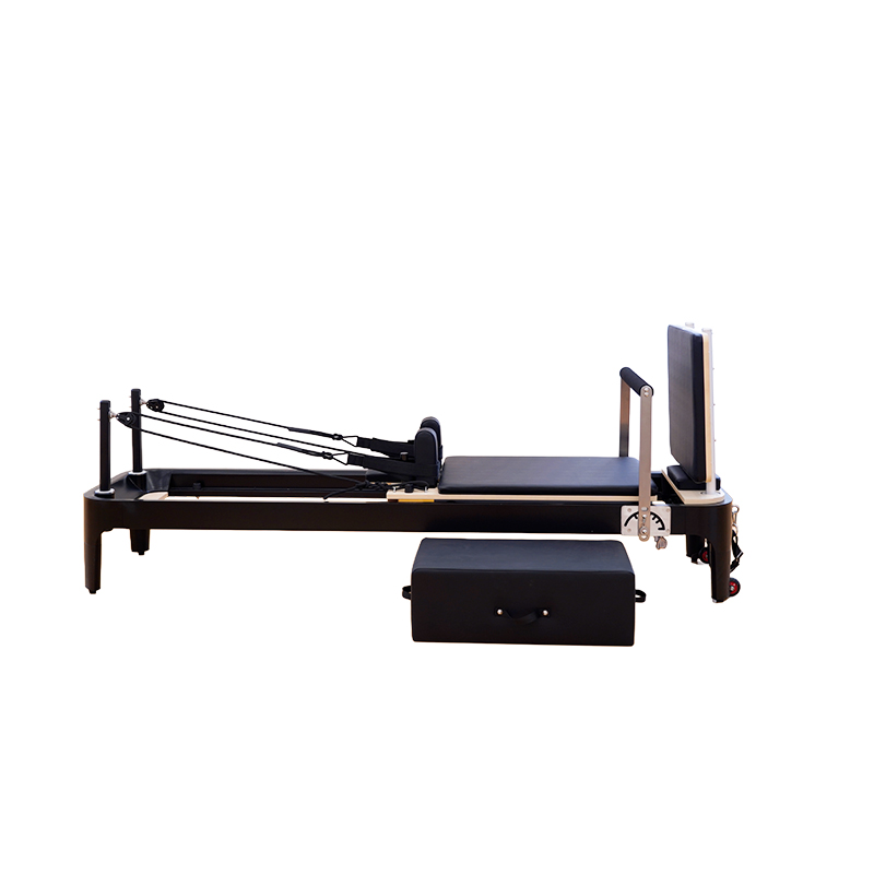 Premium Black Aluminum Pilates Reformer