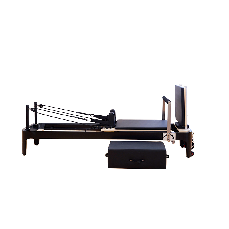 Premium Black Aluminum Pilates Reformer