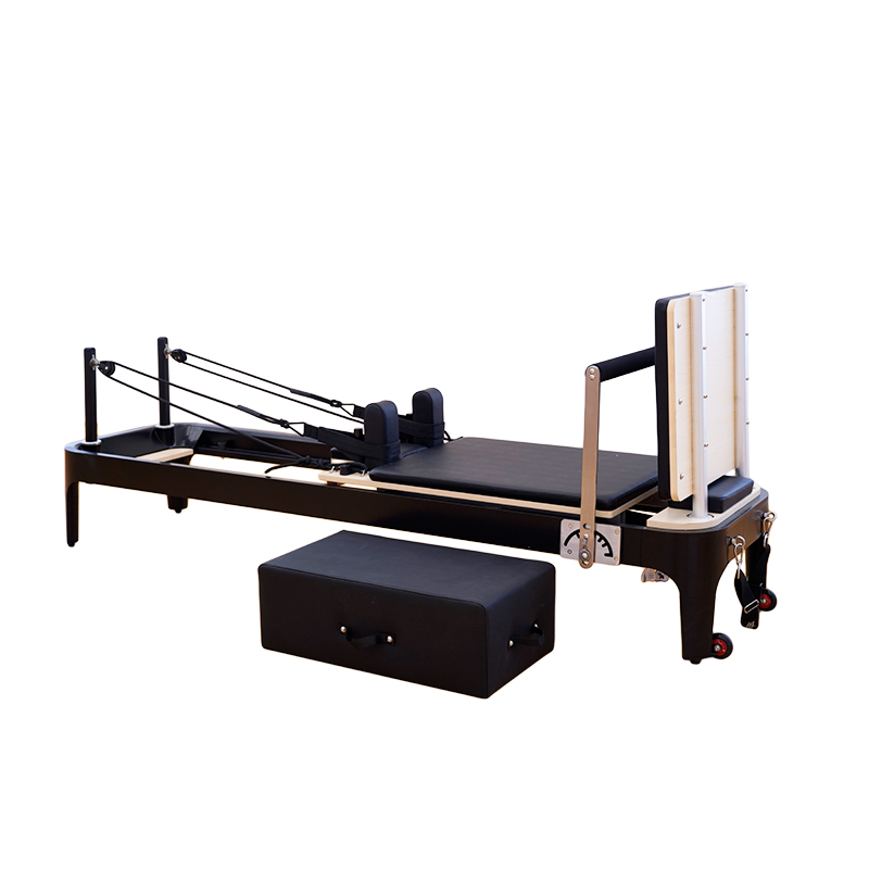 Premium Black Aluminum Pilates Reformer