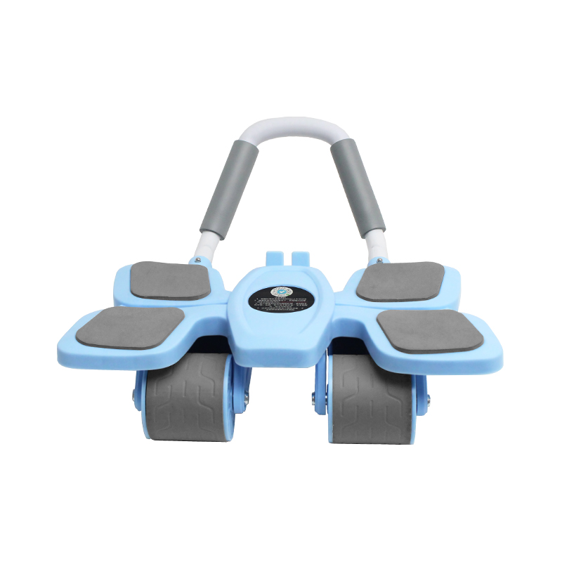 Upgraded New Ab 4-Wheel Elbow Support Abdominal Roller with Free Mat