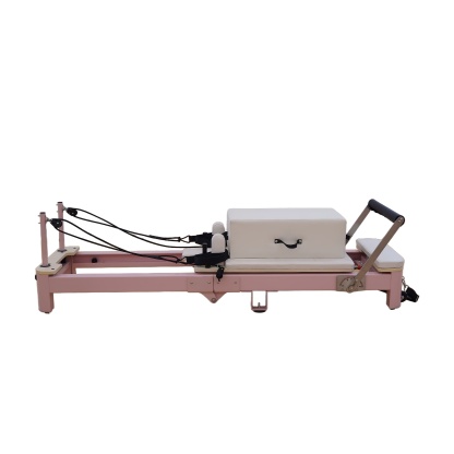 Aluminum Folding Pink Pilates Reformer 