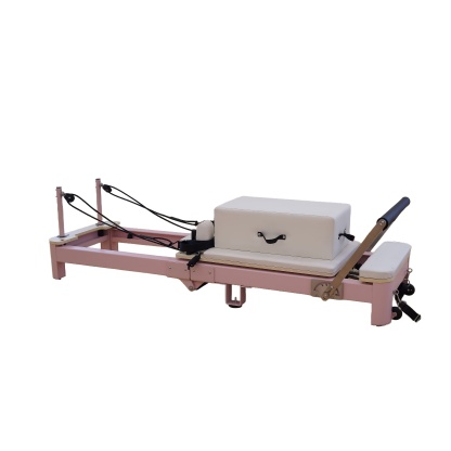 Aluminum Folding Pink Pilates Reformer 
