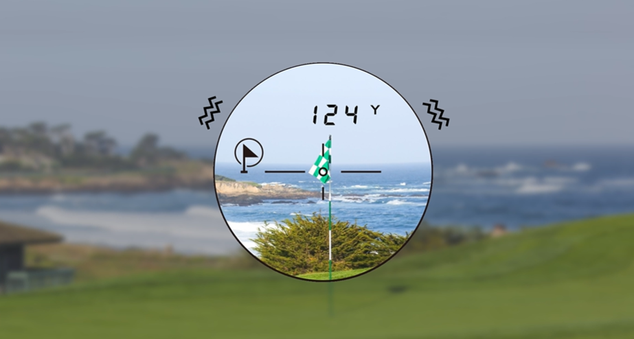 A View from Rangefinder Showing Flag-Lock Vibration