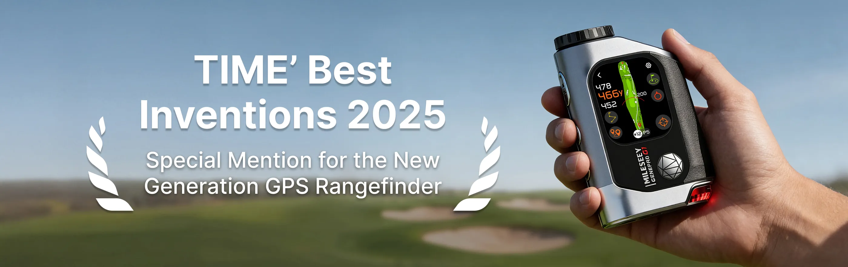 MILESEEY GenePro G1 GPS Rangefinder Recognized in TIME's Best Inventions 2025