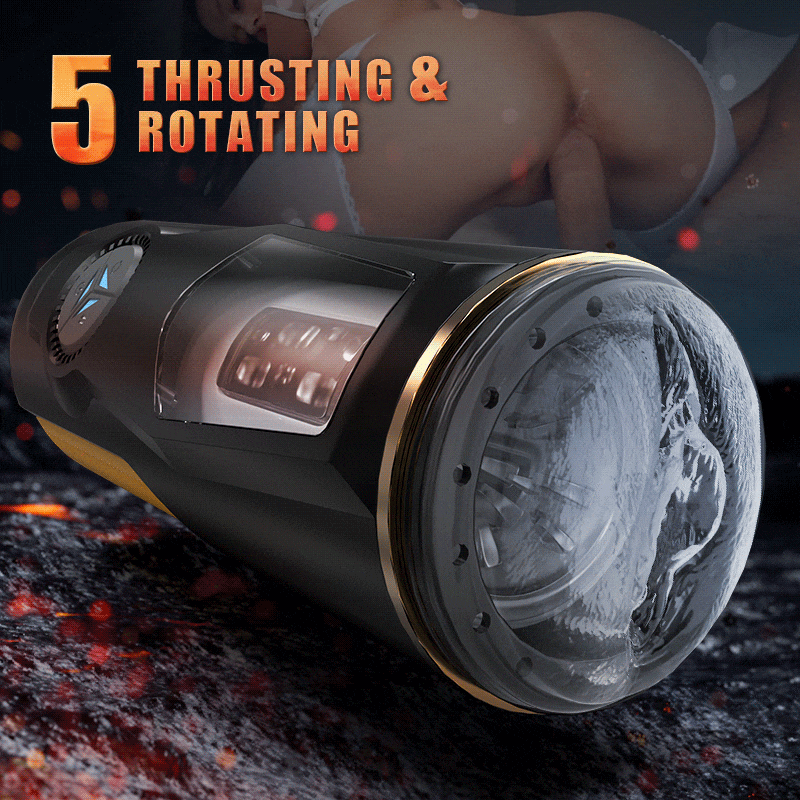 ACMEJOY - 5 Thrusting Rotating Masturbation Cup-ENJOY