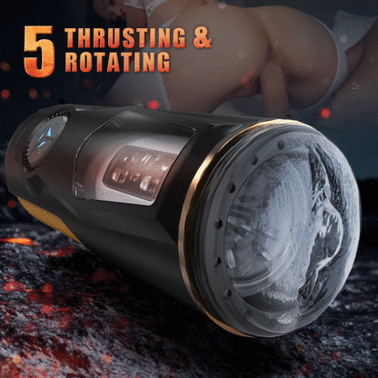 ACMEJOY - 5 Thrusting Rotating Masturbation Cup-ENJOY